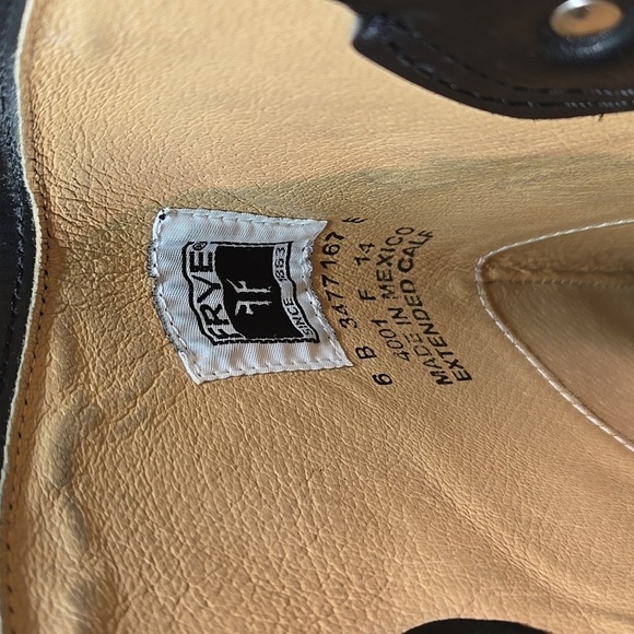 Frye Women 4001 3477167 Melissa 3 button Tall Riding Boots shoes sz 6B - Picture 9 of 14